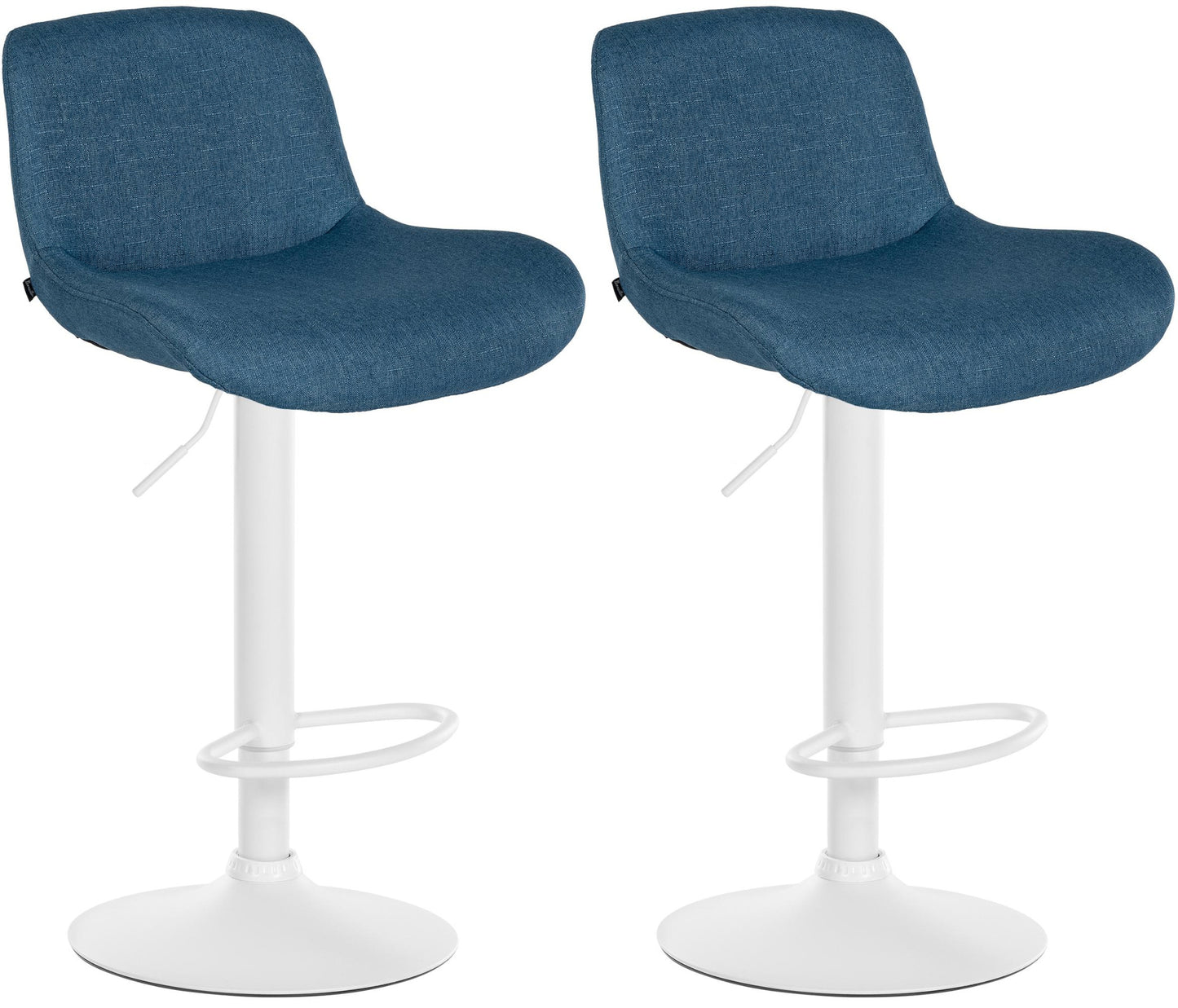 2er Set Barhocker Solon Weiß