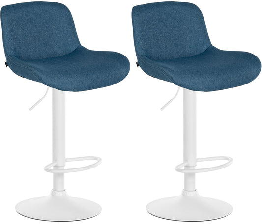2er Set Barhocker Solon Weiß