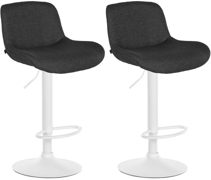 2er Set Barhocker Solon Weiß