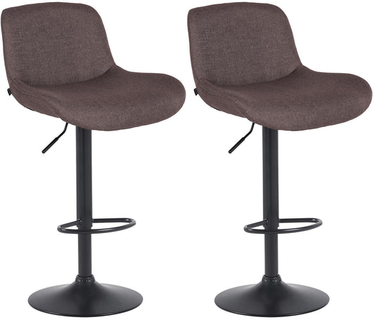 2er Set Barhocker Solon Schwarz