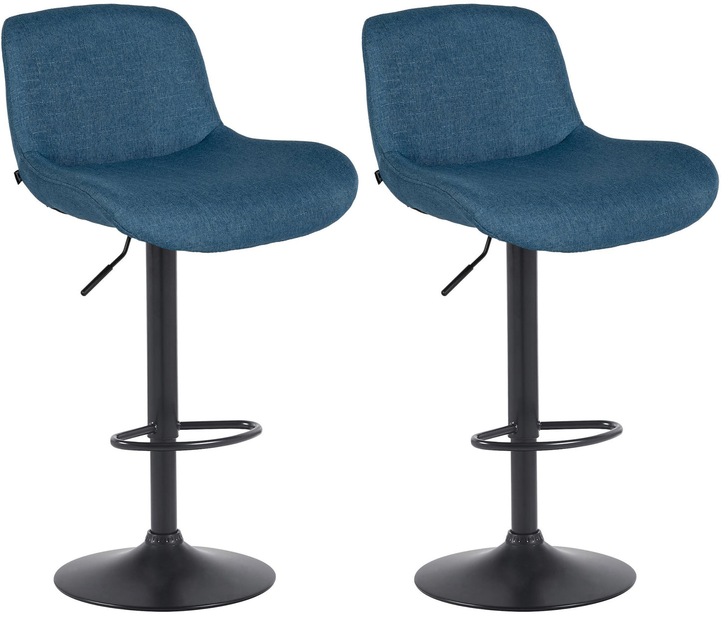 2er Set Barhocker Solon Schwarz