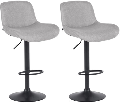 2er Set Barhocker Solon Schwarz