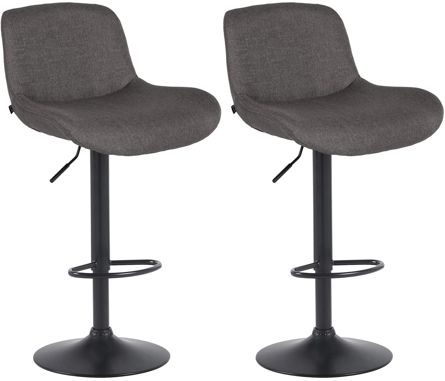 2er Set Barhocker Solon Schwarz