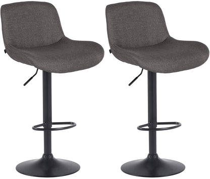 2er Set Barhocker Solon Schwarz