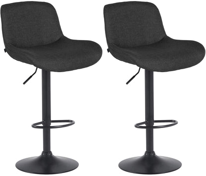 2er Set Barhocker Solon Schwarz