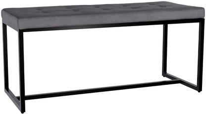 Sitzbank Barci mit schwarzem Gestell