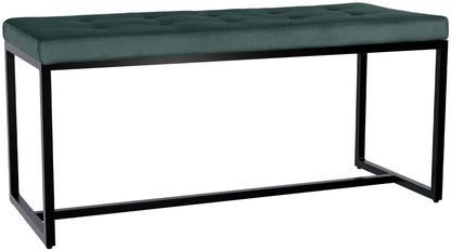 Sitzbank Barci mit schwarzem Gestell