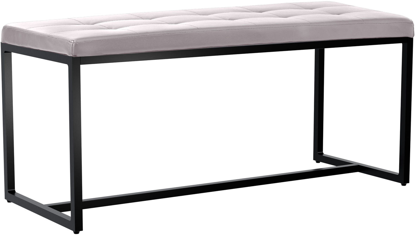 Sitzbank Barci mit schwarzem Gestell