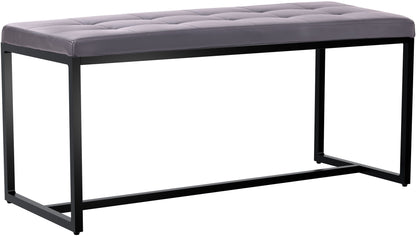 Sitzbank Barci mit schwarzem Gestell
