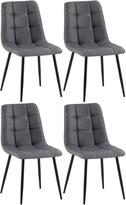 4er Set Esszimmerstühle Antibes Stoff