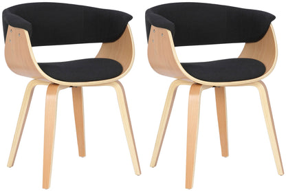 2er Set Stühle Bruce Stoff