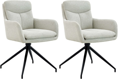 2er Set Esszimmerstuhl Somers Stoff