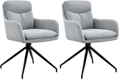 2er Set Esszimmerstuhl Somers Stoff