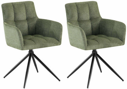 2er Set Esszimmerstuhl Jonah Stoff
