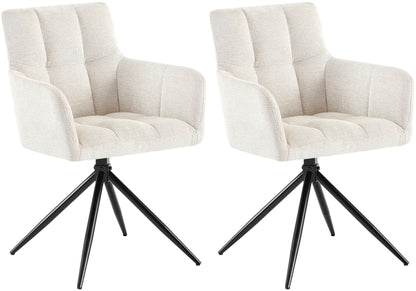 2er Set Esszimmerstuhl Jonah Stoff