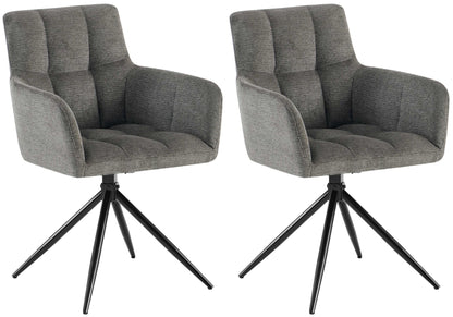 2er Set Esszimmerstuhl Jonah Stoff