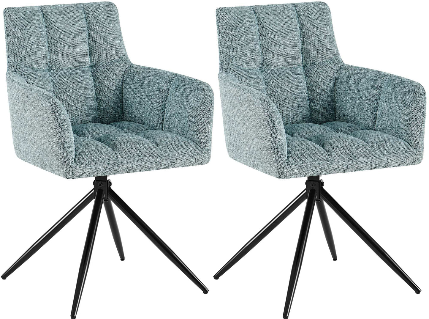 2er Set Esszimmerstuhl Jonah Stoff