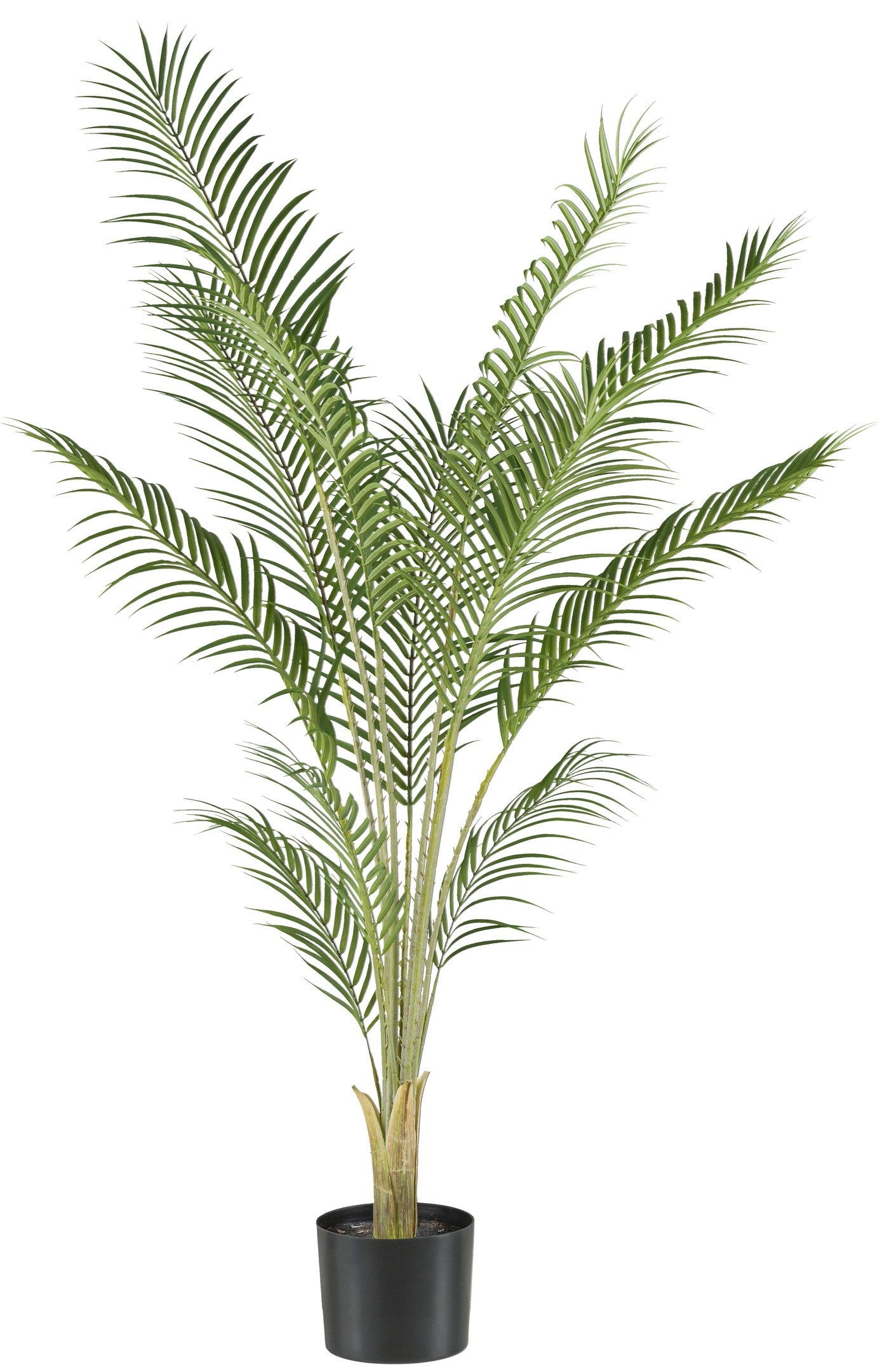 Phönix Palme 150 cm Kunstpflanze grün im stabilen Topf – pflegeleicht & schwer entflammbar