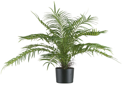 Areca Palmbusch 70 cm grün - Pflegeleichte Kunstpflanze im stabilen Kunststofftopf