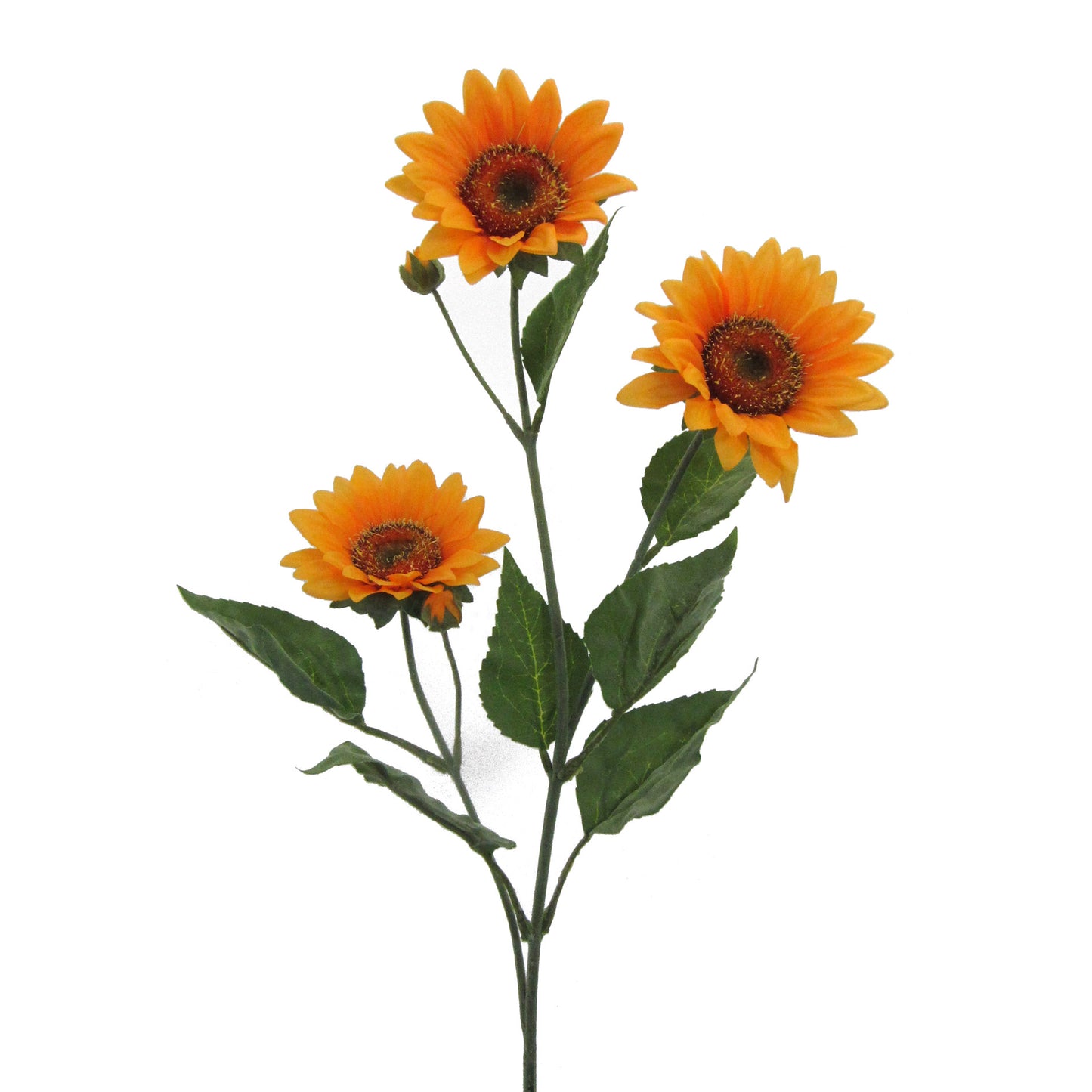 Künstliche Sonnenblume 85 cm mit 3 realistischen Blüten – pflegeleichte Deko für Ihr Zuhause