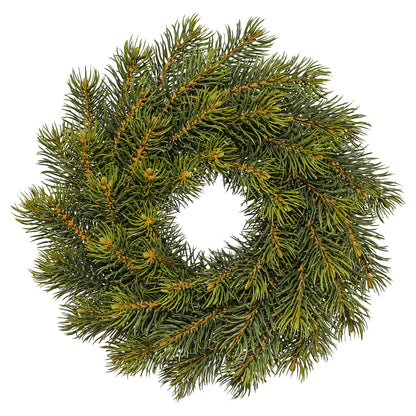 Künstlicher Tannenkranz 28 cm – Dekoration für Tür und Tisch zu Weihnachten