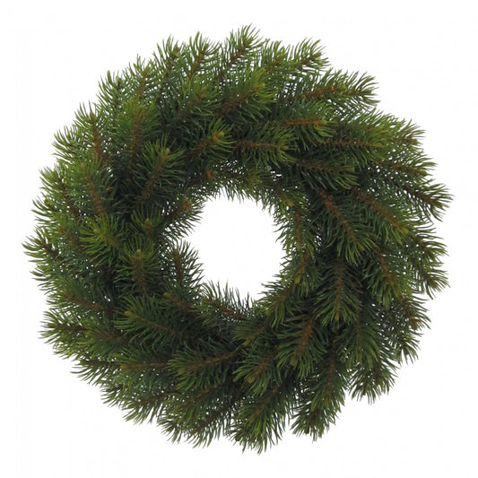 Künstlicher Tannenkranz 28 cm – Dekoration für Tür und Tisch zu Weihnachten