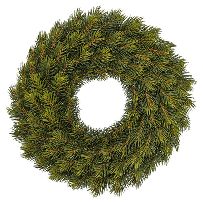 Künstlicher Tannenkranz 48 cm – Festliche Weihnachtsdekoration für Tür & Tisch