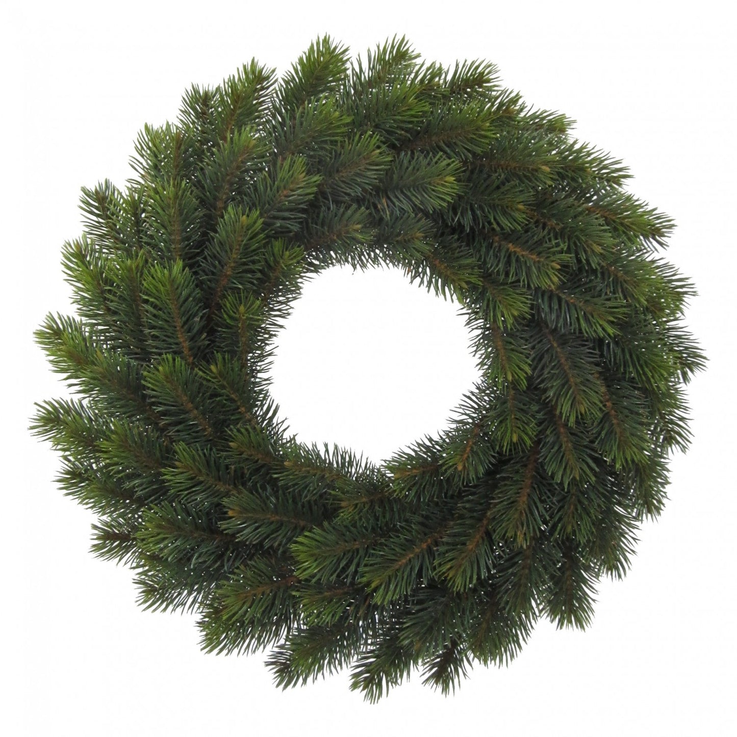 Künstlicher Tannenkranz 48 cm – Festliche Weihnachtsdekoration für Tür & Tisch