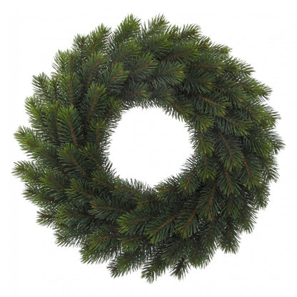 Künstlicher Tannenkranz 48 cm – Festliche Weihnachtsdekoration für Tür & Tisch