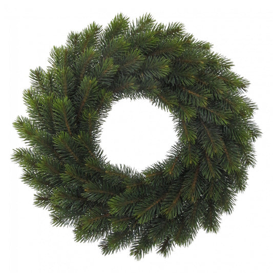 Künstlicher Tannenkranz 48 cm – Festliche Weihnachtsdekoration für Tür & Tisch