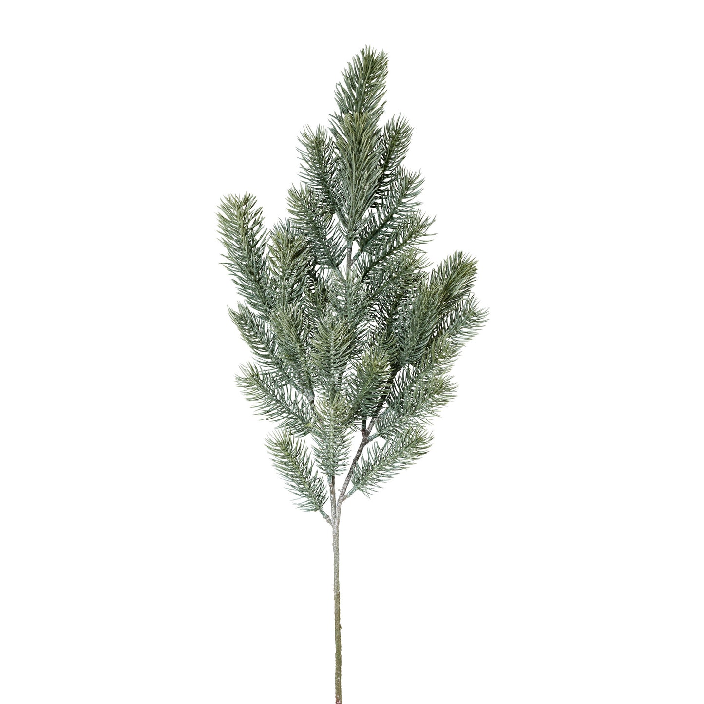6er Set Blautannenzweige mit Eis-Optik 65 cm – Winterliche Festdekoration und Gestecke Eurobringen