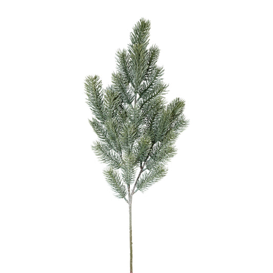 6er Set Blautannenzweige mit Eis-Optik 65 cm – Winterliche Festdekoration und Gestecke Eurobringen