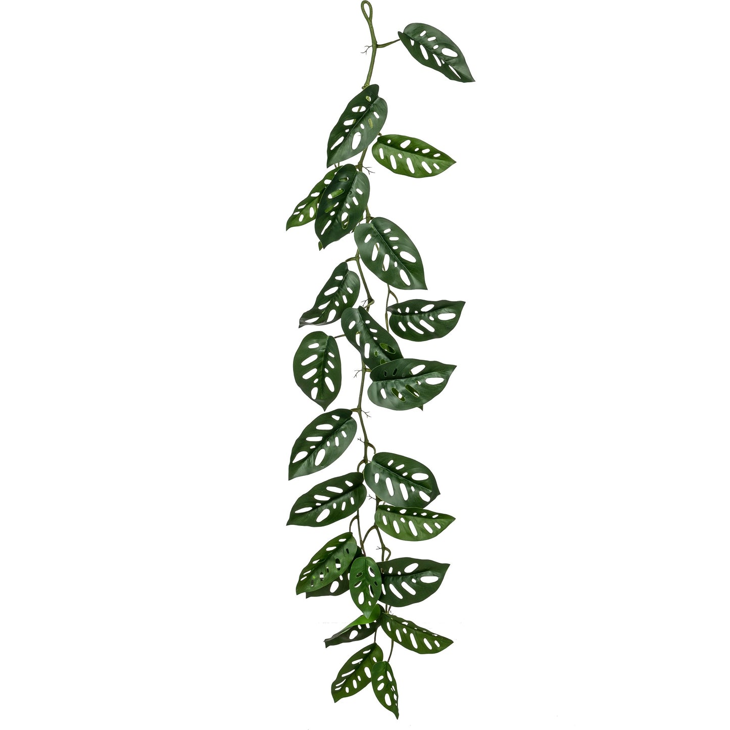 Monsteragirlande grün 126 cm – realistische Kunstpflanze zu Dekorationszwecken