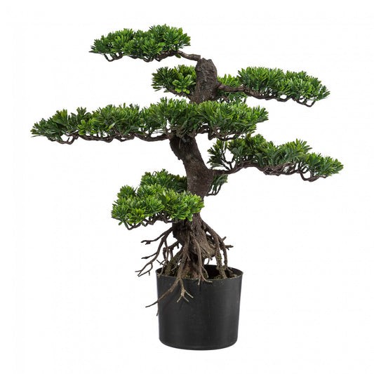 Bonsai Kunstpflanze 65 cm – Exotische Deko für Einrichtung & Büro, pflegefrei, elegant