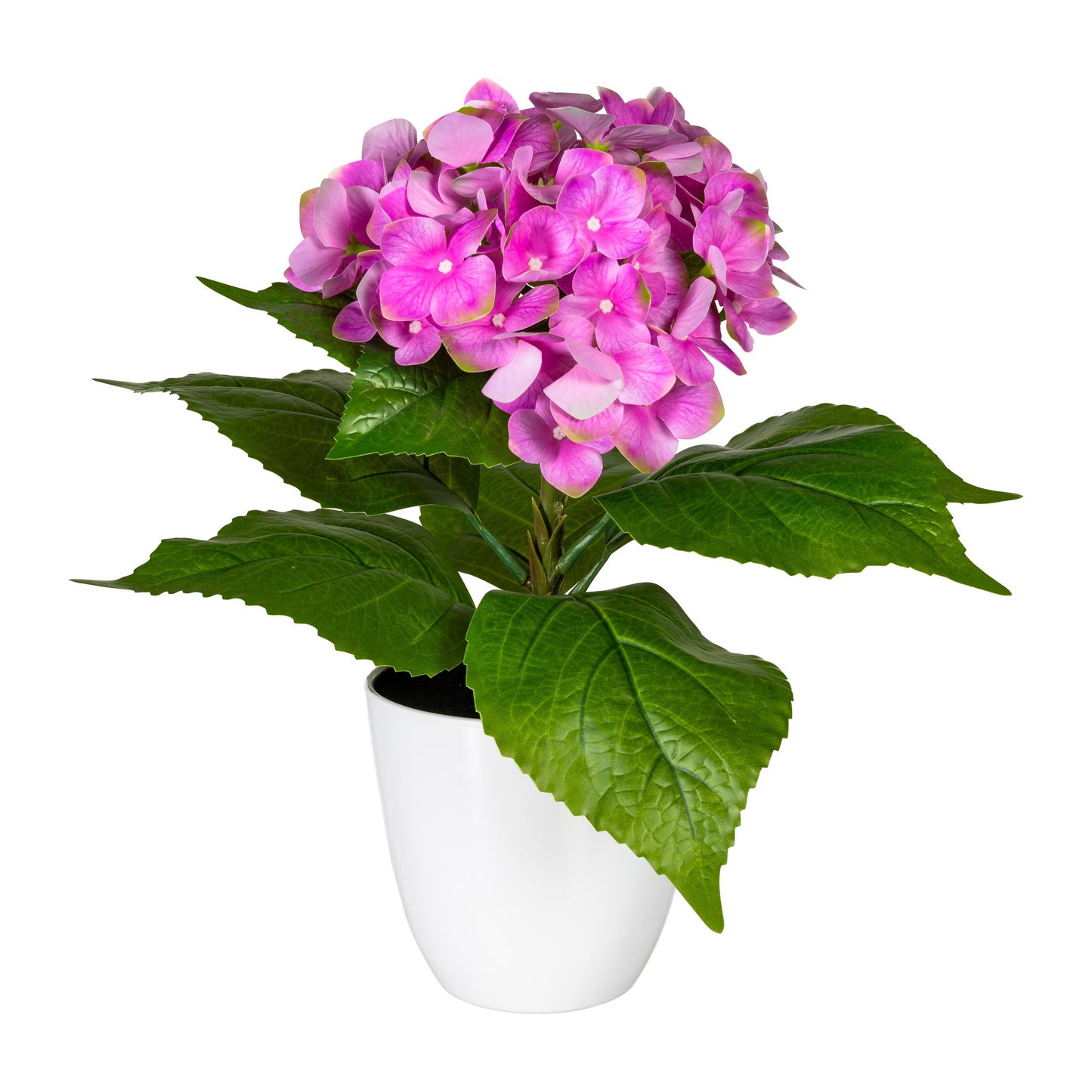 Künstliche Hortensie im Melamintopf 40 cm – Farbenfroh für Ihr Zuhause, ideal dekorativ