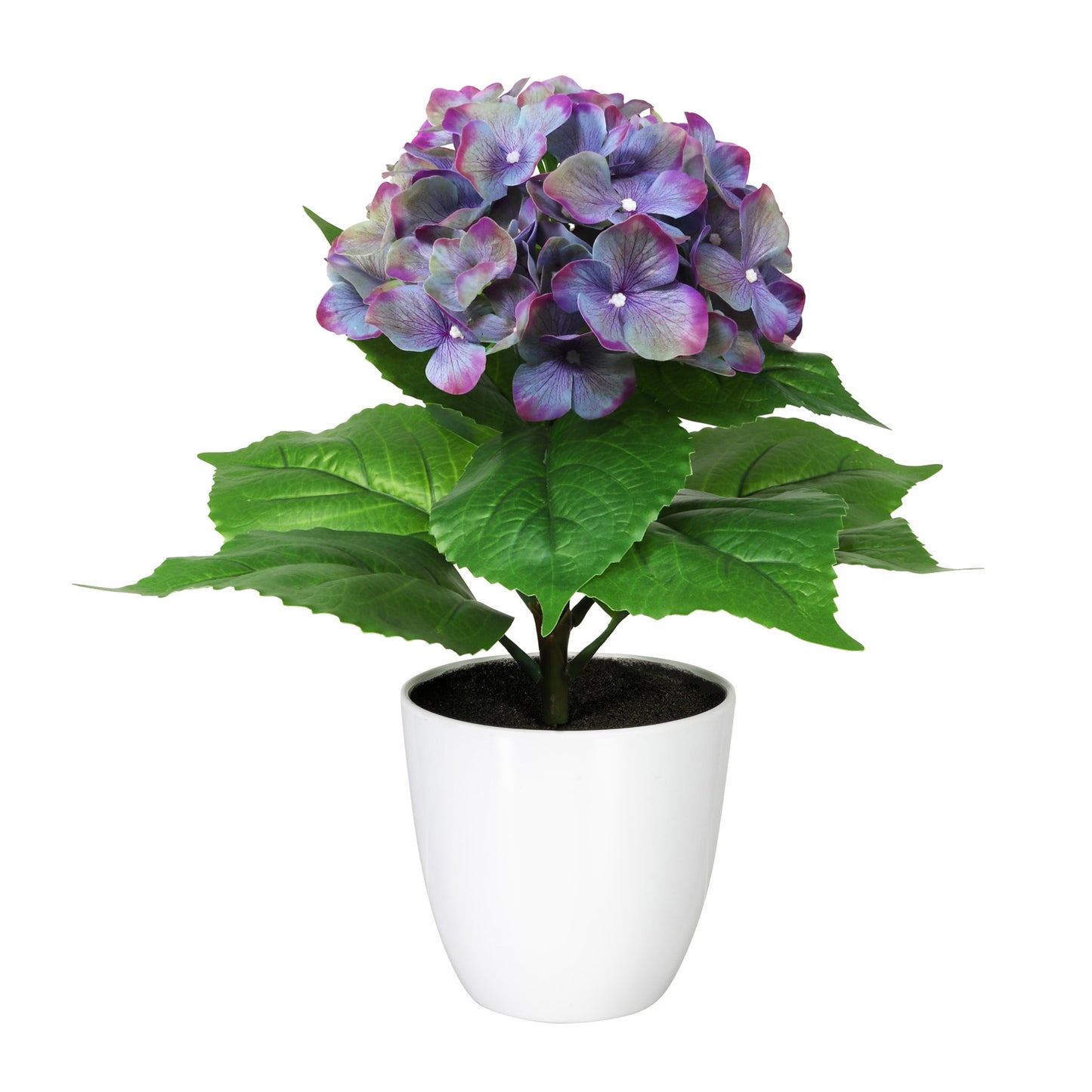Künstliche Hortensie im Melamintopf 40 cm – Farbenfroh für Ihr Zuhause, ideal dekorativ