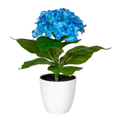 Künstliche Hortensie im Melamintopf 40 cm – Farbenfroh für Ihr Zuhause, ideal dekorativ