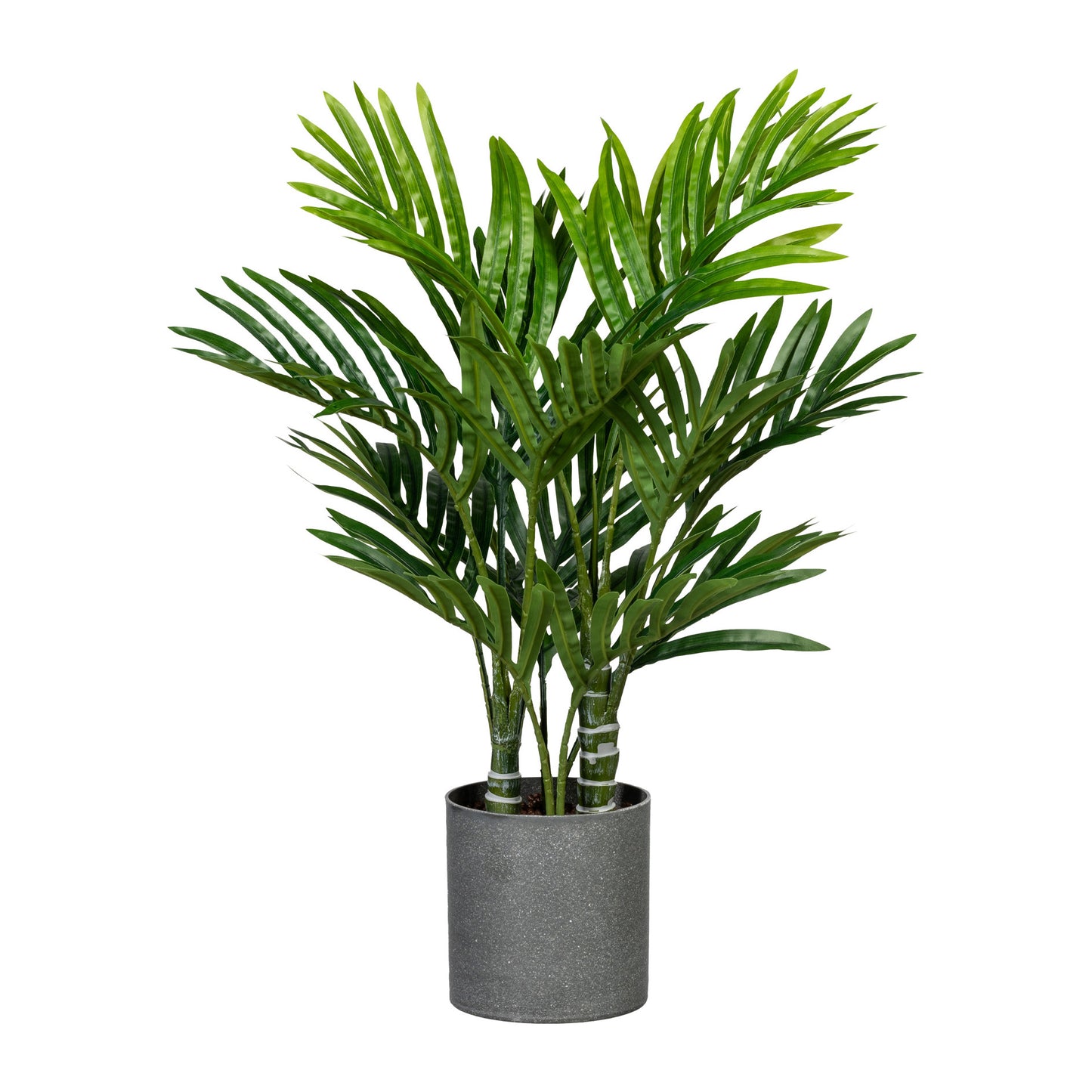 Künstliche Kentiapalme 55 cm im grauen Melamintopf – Perfekte Deko für Ihr Zuhause