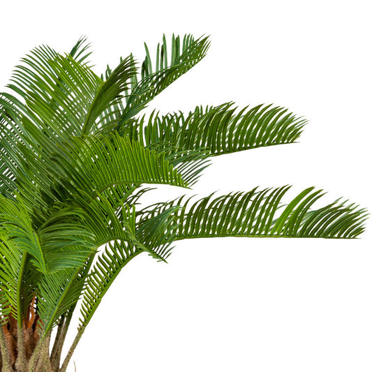 Cycaspalme Kunstpflanze 60 cm – Pflegeleichte Deko im Kunststofftopf 15x13 cm