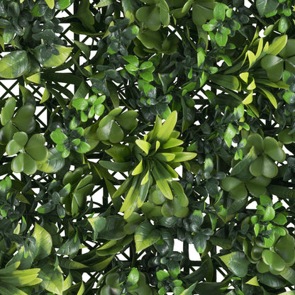 Kunststoff-Blättermatte 100x100 cm - UV-beständig, schwer entflammbar, pflegeleicht