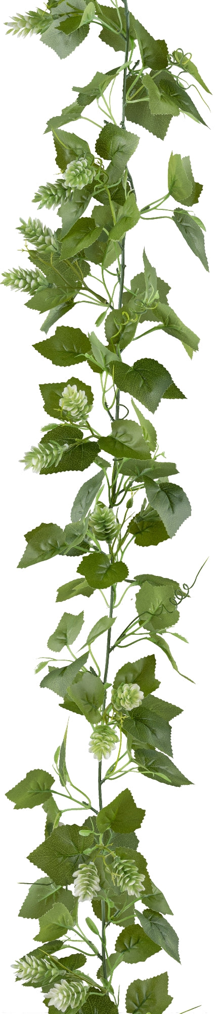 Hopfengirlande 180 cm aus Kunststoff - Dekorative Kunstpflanze für stilvolle Deko