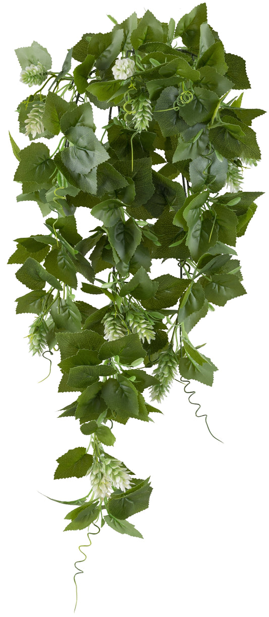 Hopfenhänger 80 cm aus Kunststoff – Stilvolle Kunstpflanze für Dekoration in jedem Raum