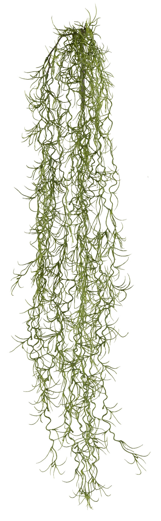 3er Set Tillandsienhängezweige 80 cm - Dunkelgrüne Kunstpflanzen für kreative Deko