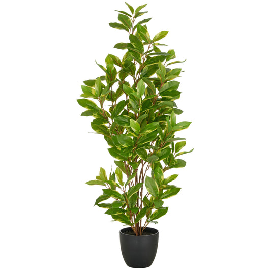 Epipremnum aureum Kunststoffpflanze ca. 90cm grün im Kunststofftopf 14x13cm mit Erde Badezimmerpflanze Dekoration