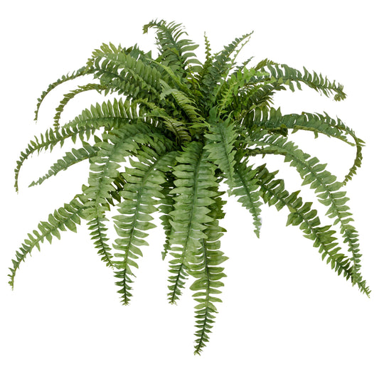 Bostonfarn ca. 80 cm Höhe mit Ø 100 cm Breite, künstlicher grüner Farn für Dekoration