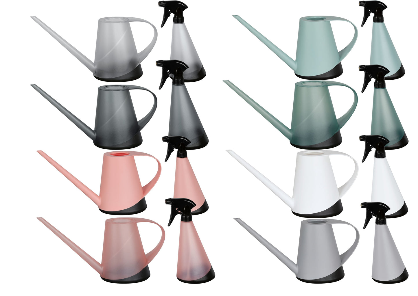 Capri Gießkanne und Pflanzensprüher Set in verschiedenen Farben