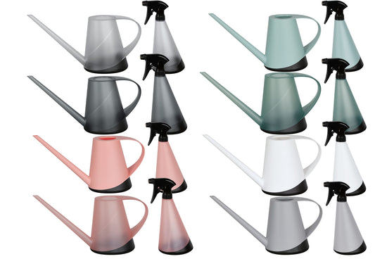 Capri Gießkanne und Pflanzensprüher Set in verschiedenen Farben