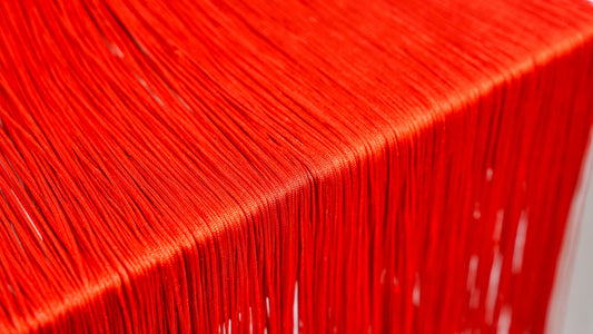 Fadenvorhang 250x110cm rot