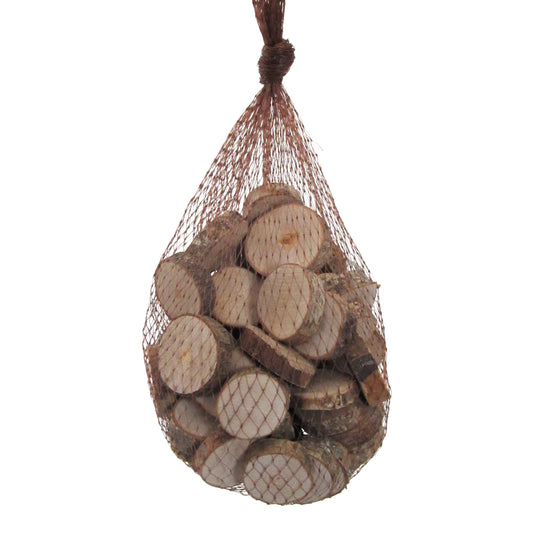 1 kg Holzscheiben Dekostreu für Dekoration und Bastelprojekte - Natürlich & Vielseitig