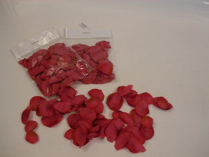 Rosenblütenblätter Altrosa - 90 Seidenstreublüten für Hochzeiten und Tischdekoration